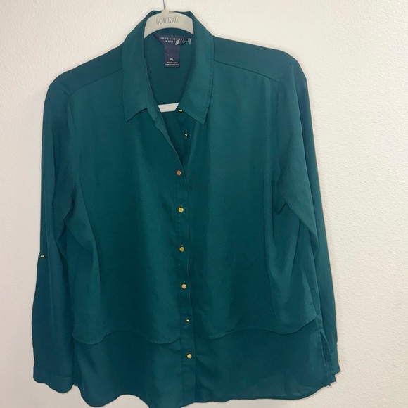 Green Women's Top - Picture 1 of 4